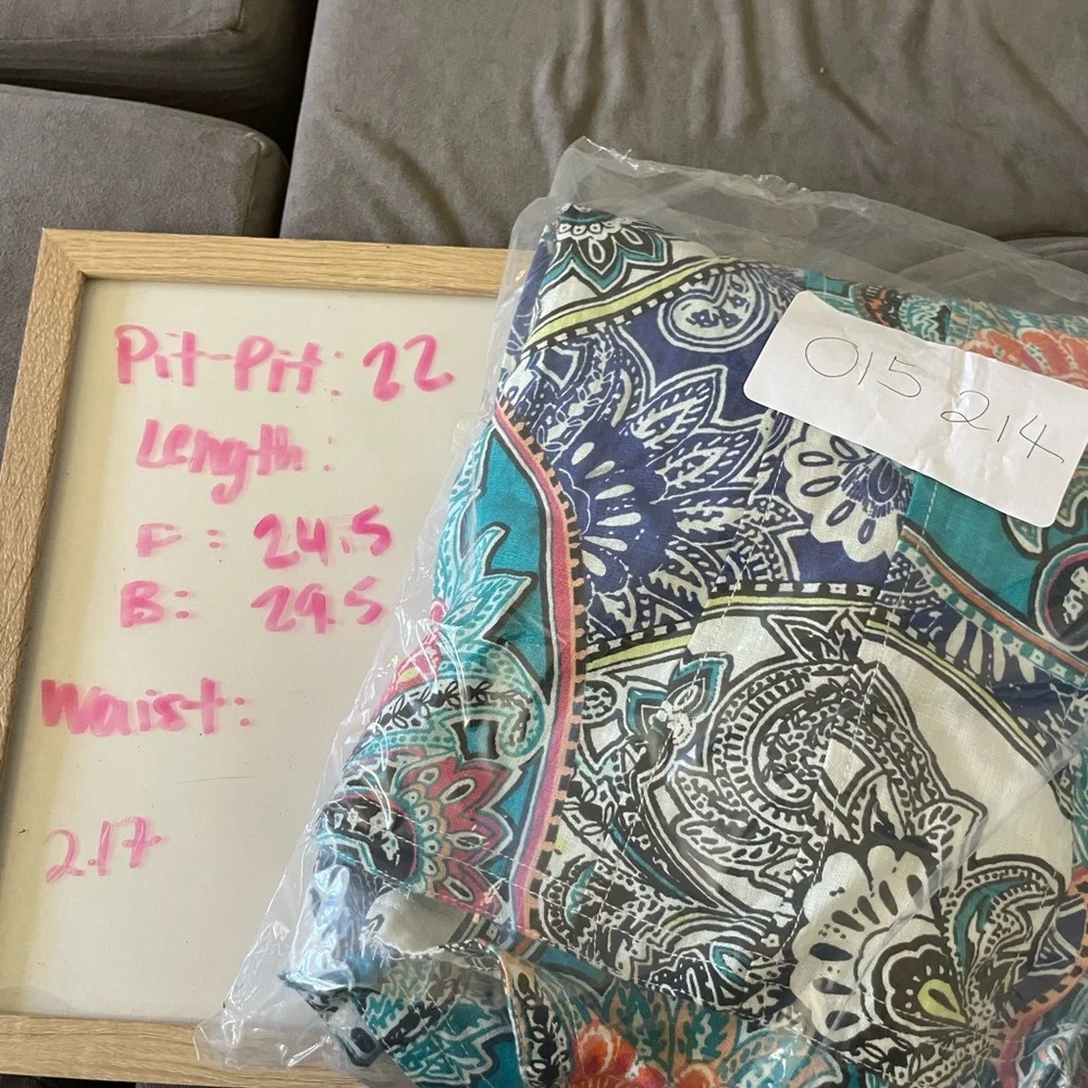 Chicos Vibrant Paisley Open Front Cardigan - Picture 5 of 5